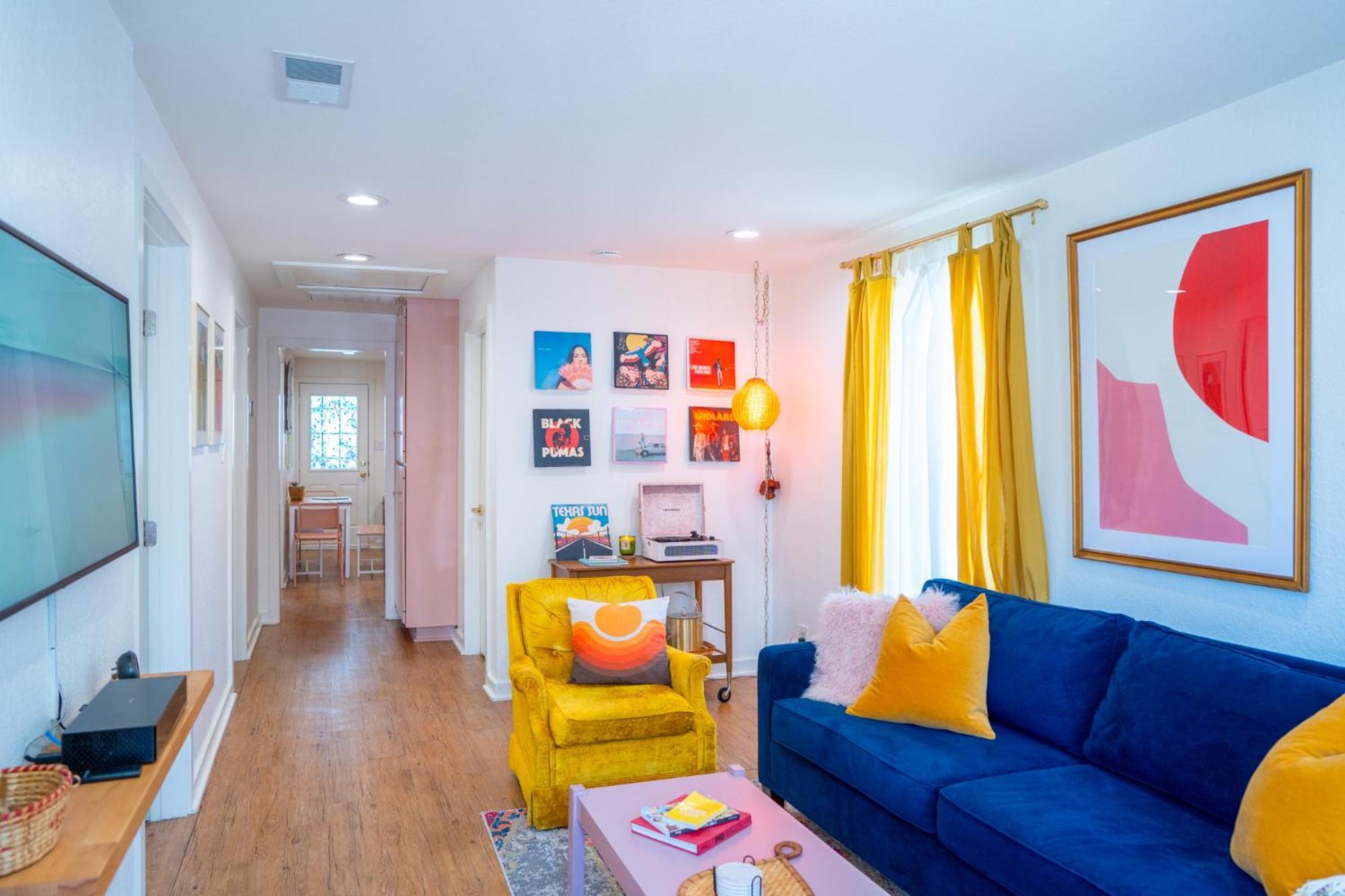 אוסטין Stylish, Artsy Bungalow Central Eastside מראה חיצוני תמונה