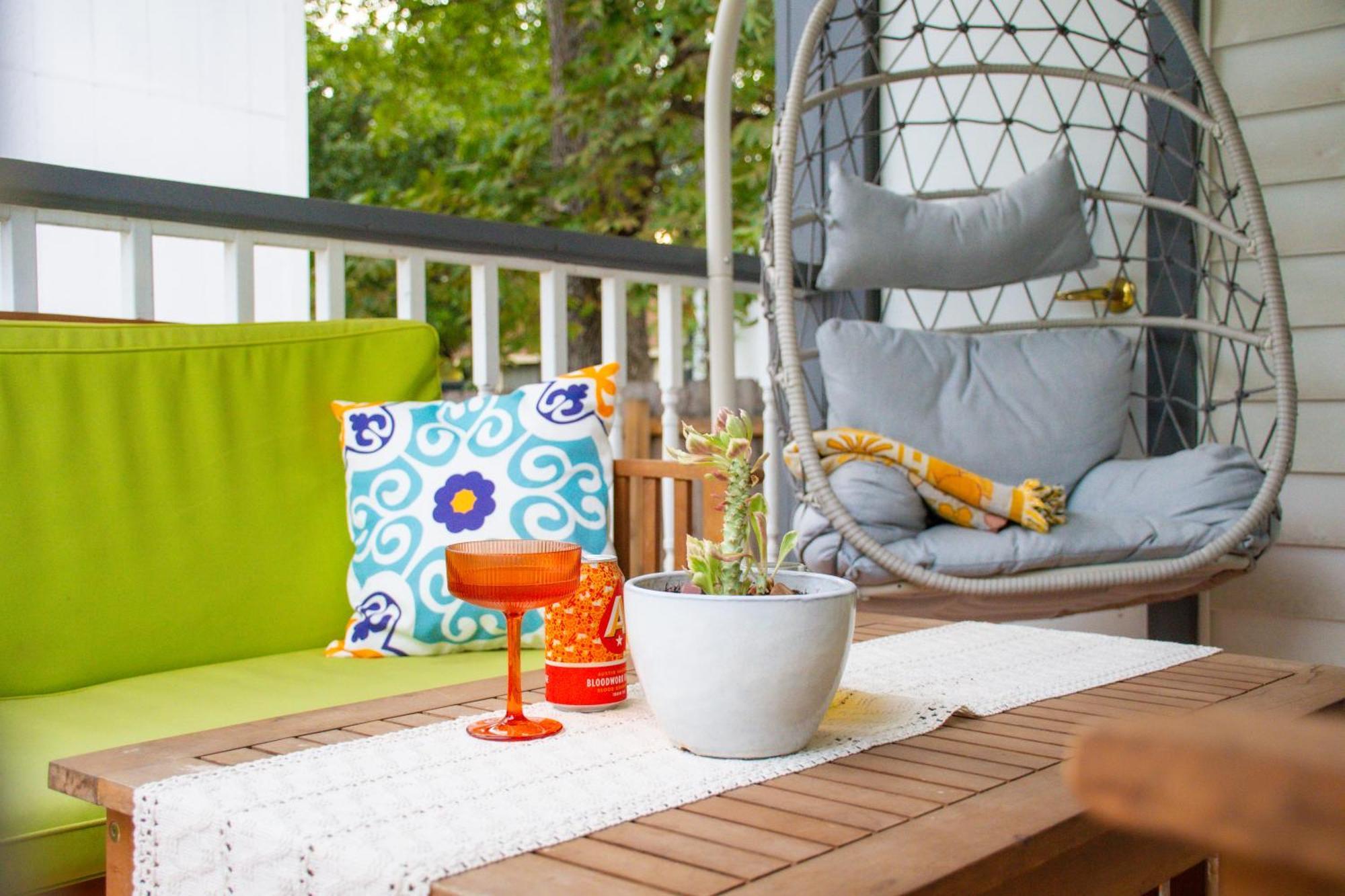 אוסטין Stylish, Artsy Bungalow Central Eastside מראה חיצוני תמונה