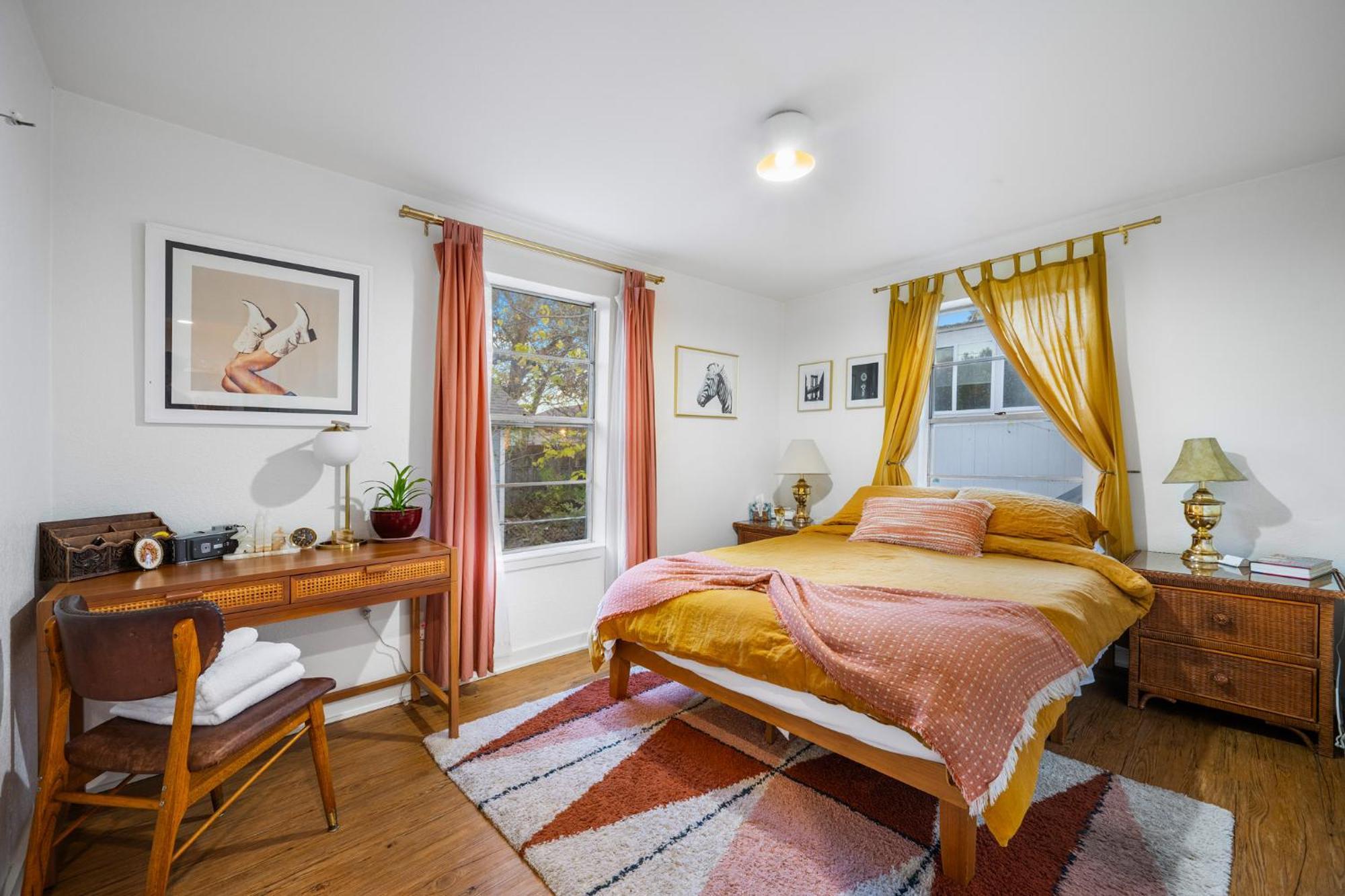 אוסטין Stylish, Artsy Bungalow Central Eastside מראה חיצוני תמונה