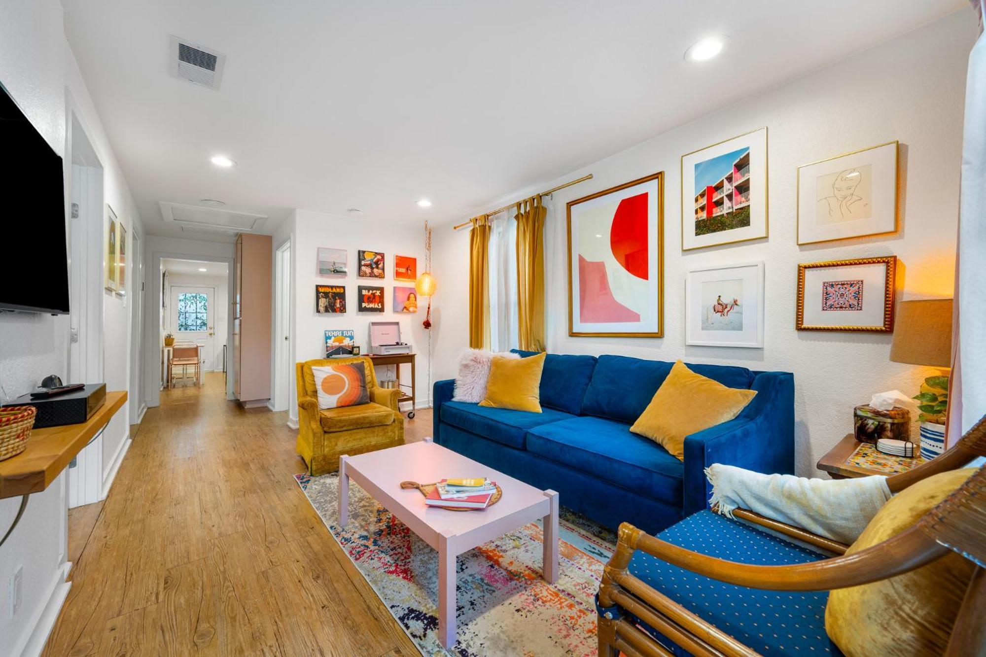 אוסטין Stylish, Artsy Bungalow Central Eastside מראה חיצוני תמונה